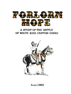 Forlorn hope: The Battle of White Bird Canyon and the beginning of the Nez Perce War (book cover)