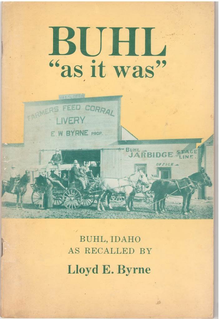 Buhl "as it was" (book cover)