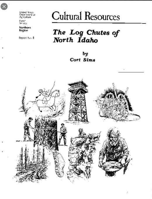 The log chutes of north Idaho (book cover)