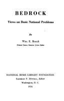 Bedrock: Views on basic national problems (book cover)
