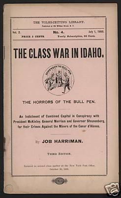 The class war in Idaho: The horrors of the bull pen (book cover)