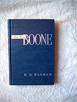 That man Boone: Frontiersman of Idaho (book cover)