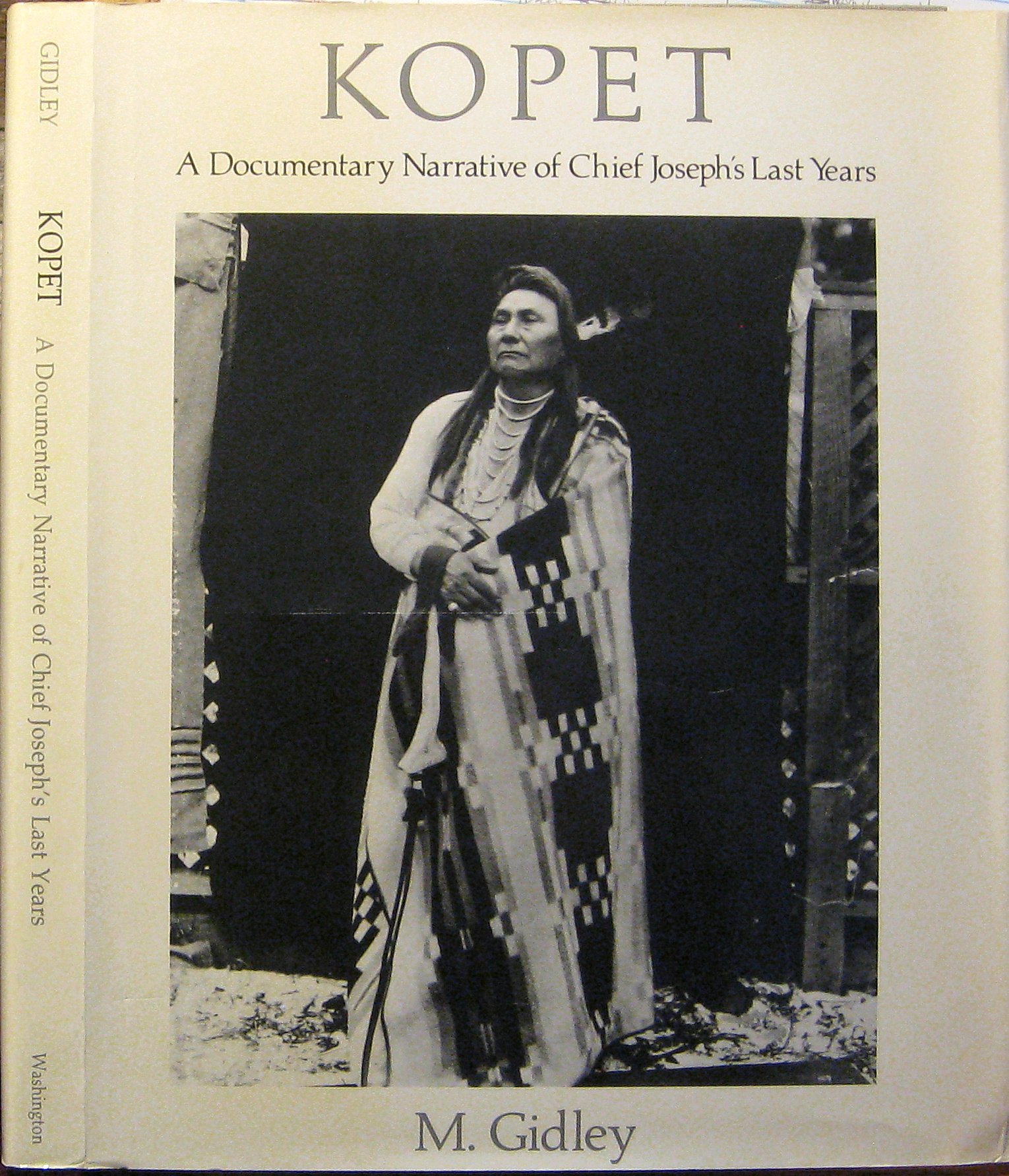Kopet: A documentary narrative of Chief Joseph's last years (book cover)