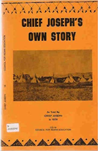 Chief Joseph's own story (book cover)