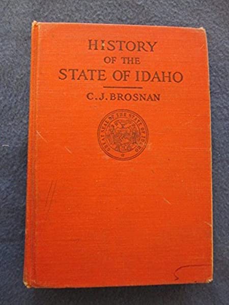 History of the state of Idaho (book cover)
