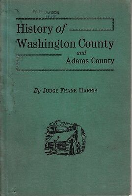 History of Washington County and Adams County (book cover)