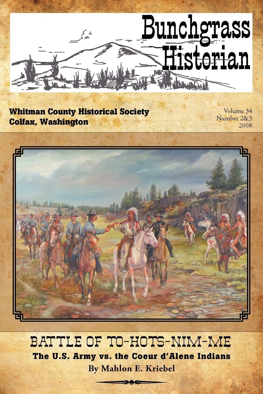 Battle of To-hots-nim-me: The U.S. Army vs. the Coeur d' Alene Indians (book cover)