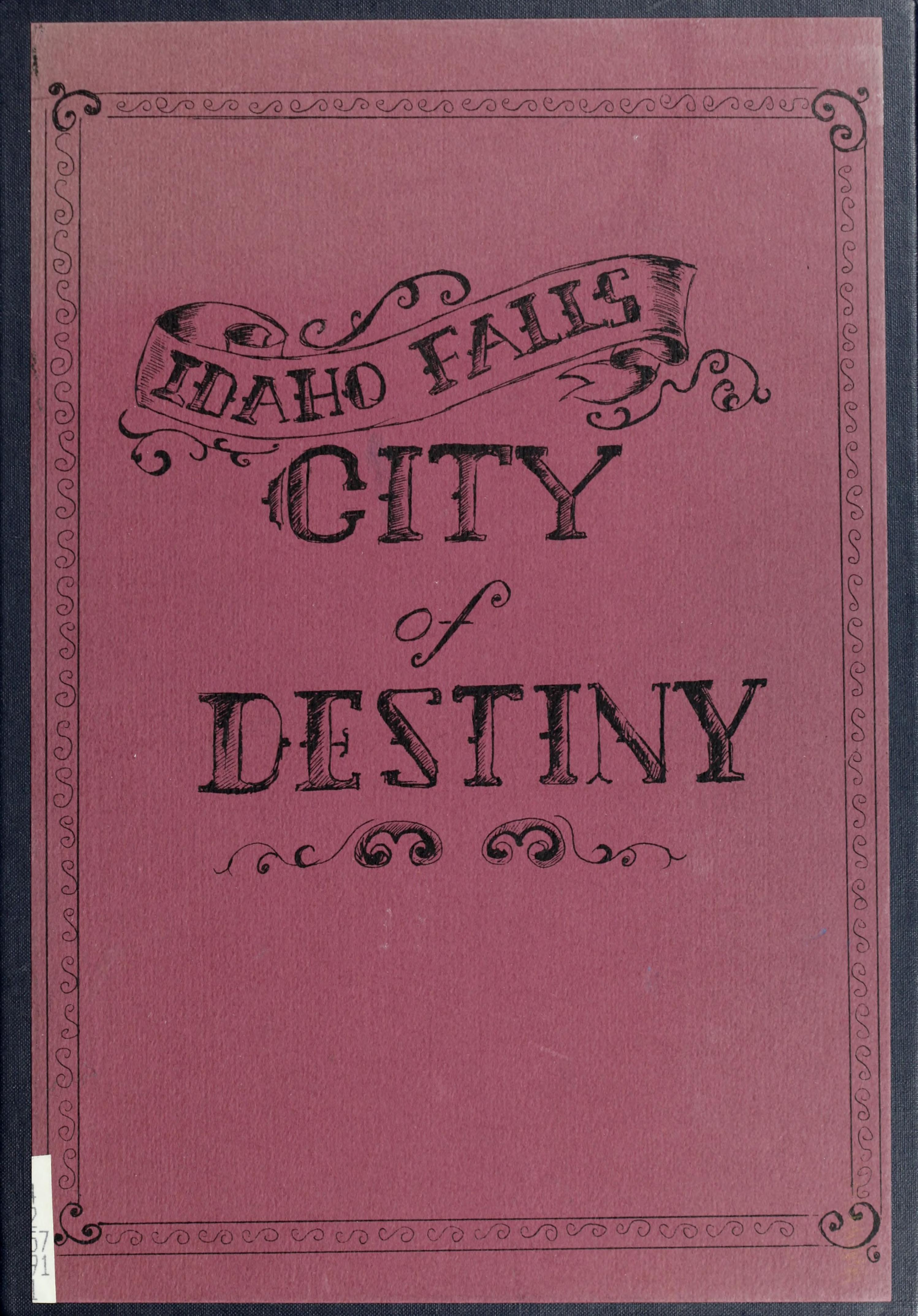 Idaho Falls, city of destiny (book cover)