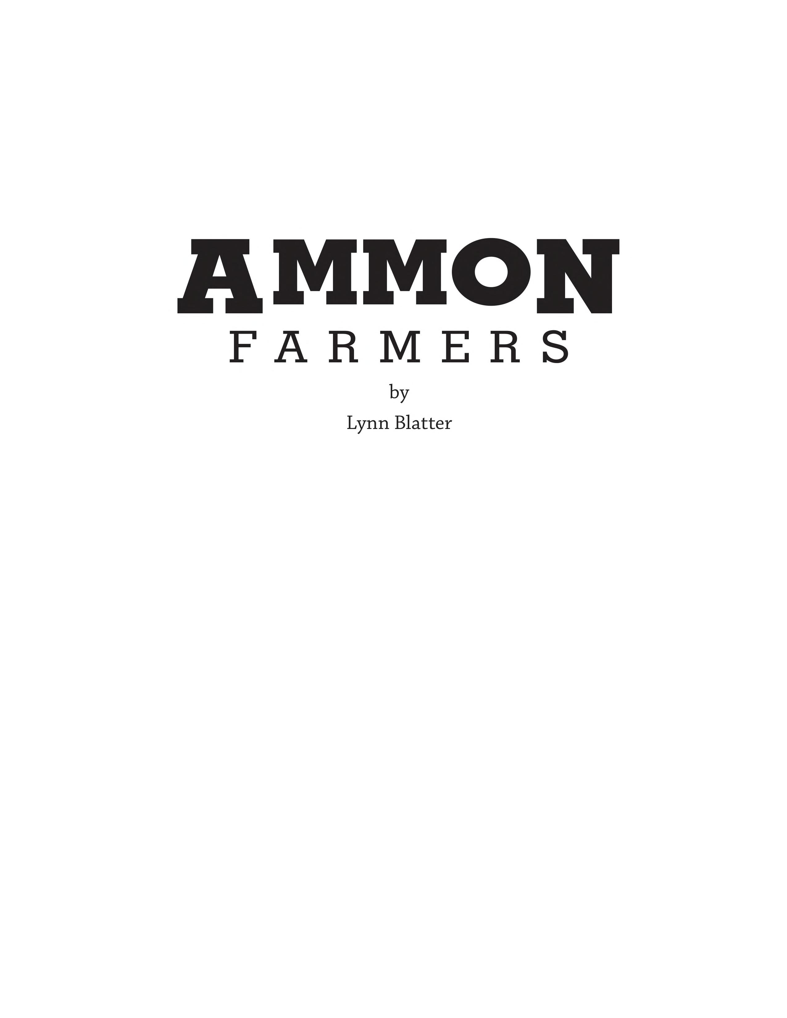 Ammon farmers (book cover)