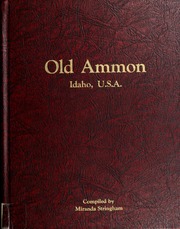 Old Ammon, the first fifty years, 1885-1935 (book cover)