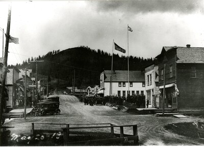 Street scene in Deary