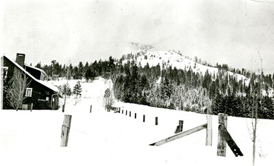 Private residence in winter