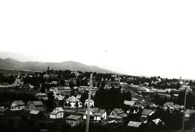 Panoramic view of Moscow, Idaho taken from Morrill Hall