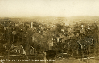 No. 20 Birds Eye View Business Section Moscow, Idaho