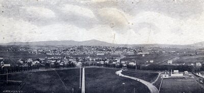 View of Moscow, Idaho from University of Idaho campus