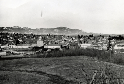 View of Moscow, Idaho and Moscow Mountain looking northeast