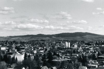 Moscow, Idaho looking southeast from C Street, just a little north of 01-01-034 view