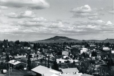 Moscow, Idaho looking east from C Street