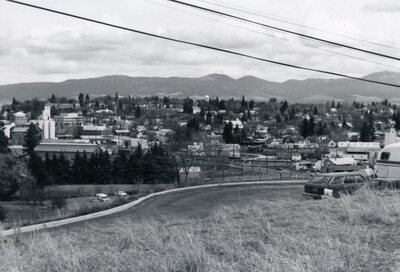 Moscow, Idaho, looking northeast from Taylor Avenue