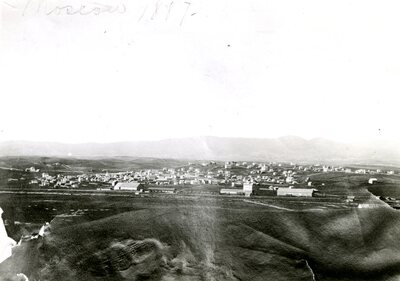 A view of Moscow, Idaho in 1887