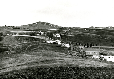 Looking east within Moscow, Idaho