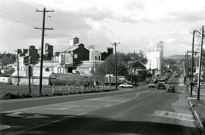 Moscow grain elevators from South Main Street