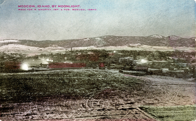 Moscow, Idaho by Moonlight