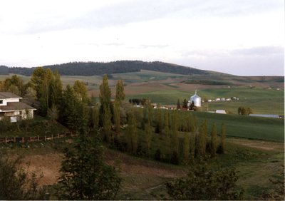 A view southeast from Walenta Hill in Moscow, Idaho