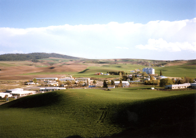 Business area south of Moscow, Idaho
