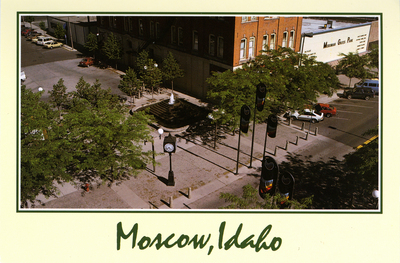 Friendship square in Moscow, Idaho