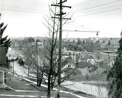 Moscow, Idaho street scene, early 1950s.