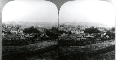 Stereoptic panoramic view of Moscow, Idaho