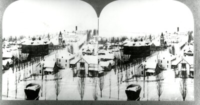 Stereoptic panoramic view of Moscow, Idaho
