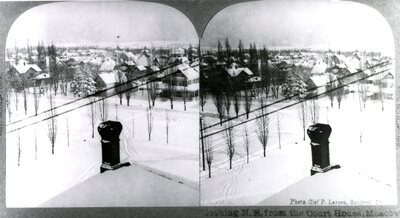 Stereoptic panoramic view of Moscow, Idaho