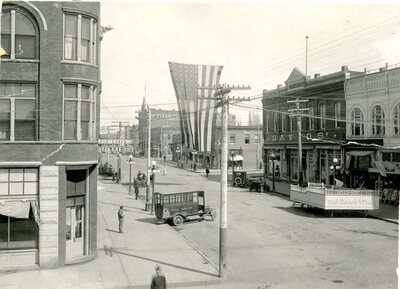 Old Band Stand on Fourth and Main Street