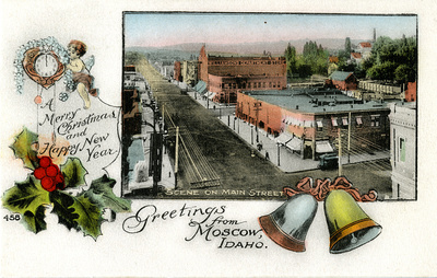 Moscow Holiday Postcard