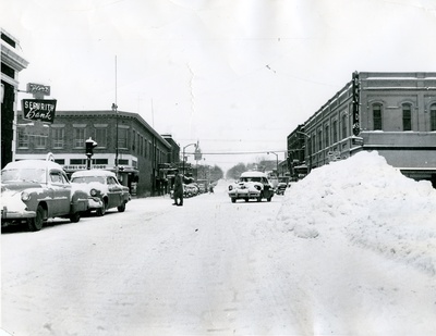Main Street in Snow
