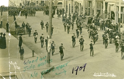 Cadet Parade on Main Street