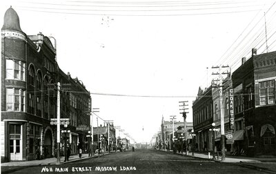 Cloak Store on Main Street Postcard