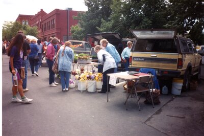 Flowers Sold at Moscow's Farmer's Market