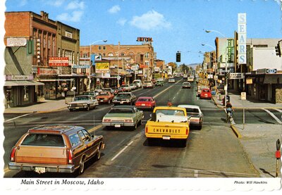 North Facing Main Street Postcard