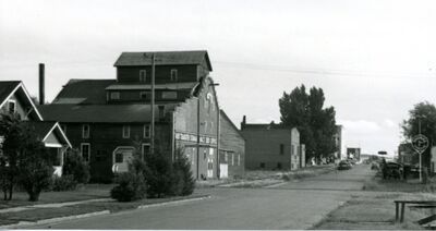 Vinegar plant at C and N. Main Streets looking south