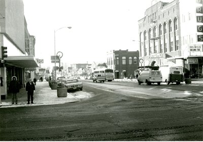 3rd and Main in the Snow
