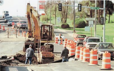 Installation of Sewer Lines on Highway 95 Couplet