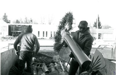 Putting Up Christmas Decorations