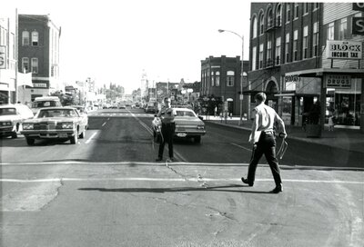 Two Police on Main Street