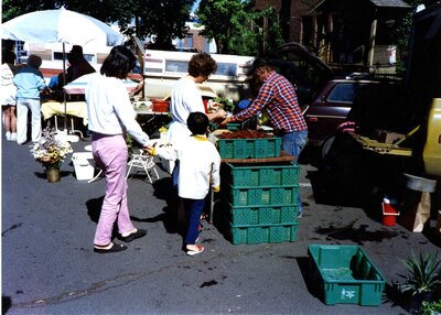 Cherry Vendor at the Farmer's Market