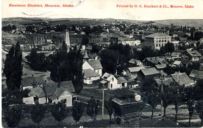 Postcard of Business District