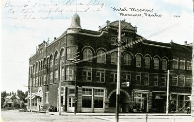 Postcard of Hotel Moscow, Moscow, Idaho