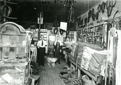 George Weber's Harness Shop interior